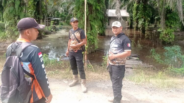 Curah Hujan Tinggi, BPBD Tanjabtim Patroli Kesiapsiagaan di 4 Kecamatan Rawan Banjir