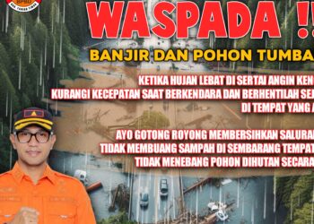 Musim Penghujan, BPBD Tanjabtim Imbau Masyarakat Tetap Waspada