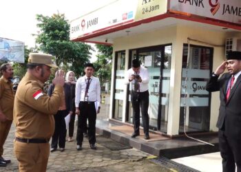 Wakil Bupati Tanjabtim Jadi Inspektur Upacara HUT Bank Jambi Ke-61