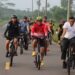 Sehat dan Asik, Jaga Kebugaran Tubuh dengan Bersepeda ala Polres Tanjabtim