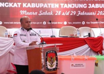 Hadiri Pleno Hasil Pemilu, Wabup Robby Minta Rekapitulasi Harus Berjalan Profesional