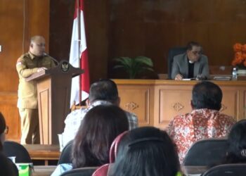 Wabup Tanjabtim Robby Tekankan Rasa Kekeluargaan Pada Pelantikan PGID 