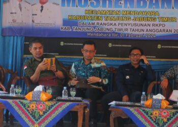 Anggota DPRD Tanjab Timur Dapil 3 Hadiri Musrenbang di Kecamatan Mendahara
