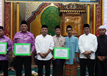 Pemkab Tanjabtim Safari Ramadhan Perdana di Masjid Fathul Iman Kecamatan Mendahara Ulu