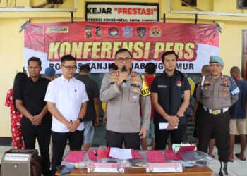 Polres Tanjabtim Ringkus 8 Pengedar Sabu Selama Operasi Antik Siginjai 2024
