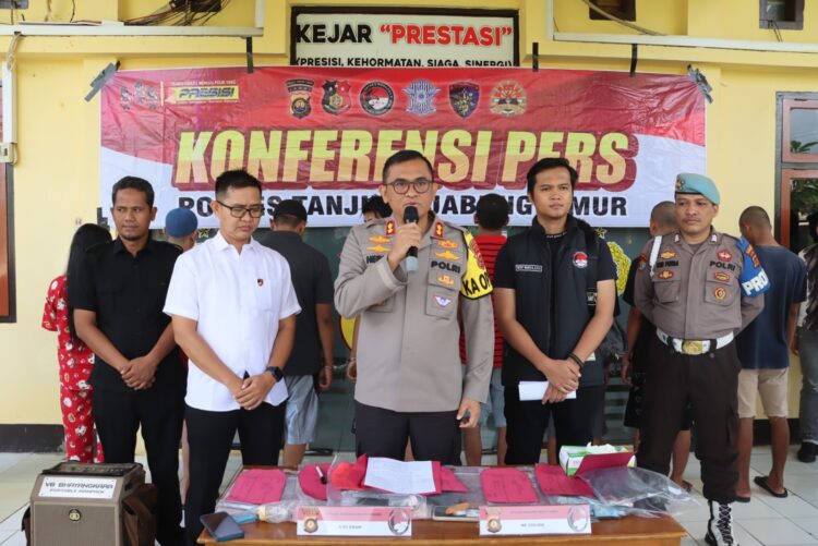 Polres Tanjabtim Ringkus 8 Pengedar Sabu Selama Operasi Antik Siginjai 2024
