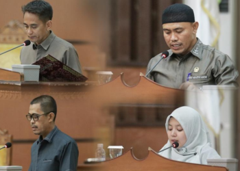 DPRD Tanjabtim Gelar Rapat Paripurna, Pandangan Umum Fraksi – Fraksi DPRD terhadap 2 Ranperda