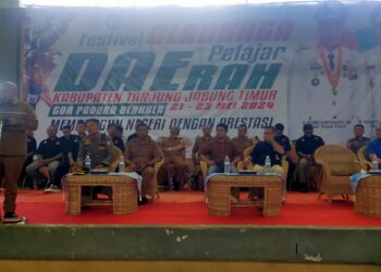 Wabup Tanjabtim Buka Festival Olahraga Pelajar Daerah
