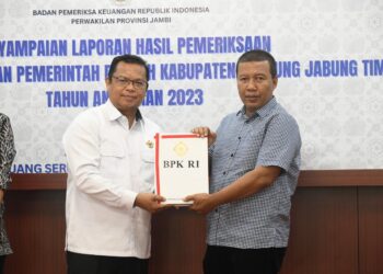 Pemerintah Kabupaten Tanjung Jabung Timur Raih 7 WTP Berturut