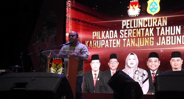 Wabup Tanjabtim Robby Hadiri Launching Pilkada Serentak Tahun 2024
