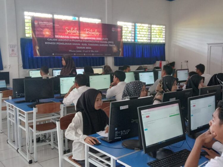 523 Peserta Calon Anggota PPS KPU Tanjung Jabung Timur Ikuti Seleksi Tertulis Berbasis CAT