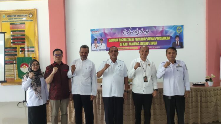Balitbangda Tanjabtim Gelar Workshop Dampak Digitalisasi Terhadap Dunia Pendidikan di Kabupaten Tanjung Jabung Timur