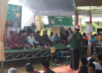 Muslimin Tanja di Dampingi Abdullah Hich Hadiri Pengajian Di Berbak