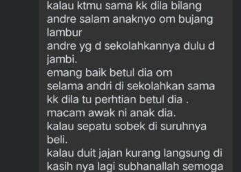 Seorang Netizen Bongkar Sifat Asli Dilla Hich, Ada Apa? 