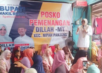 Turun ke Masyarakat Rantau Rasau dan Nipah Panjang, Dilla Hich Janjikan Berobat Gratis