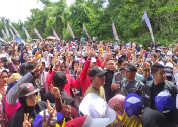 Sambangi Kampung Halaman, Dukungan untuk  Dillah-MT Menggema di Kuala Jambi