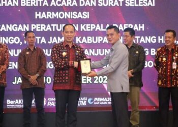 Pjs. Bupati Tanjabbar Dukung Penuh Harmonisasi Peraturan Daerah
