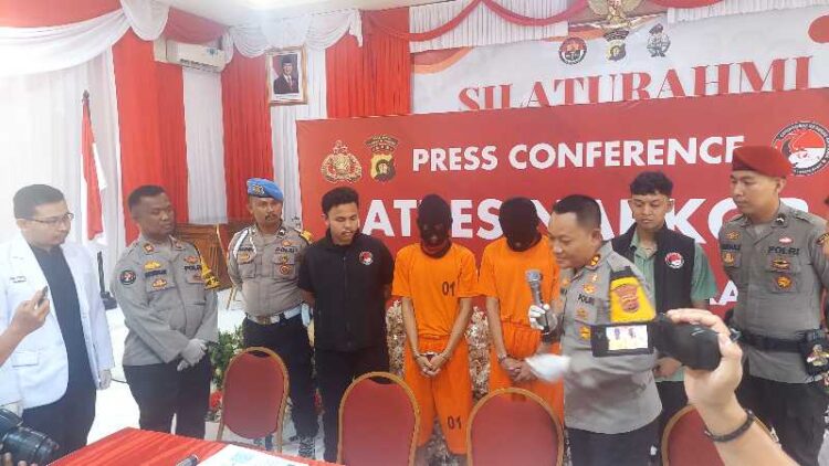 Ingin Untung Besar, Sabu di Campur Tawas, 2 Pemuda Asal Tanjabbar di Amankan Pihak Polres