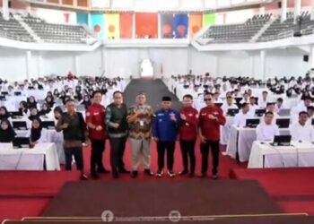 Plt Bupati Tanjabtim Tinjau Pelaksanaan SKD CPNS di Balairung Unja