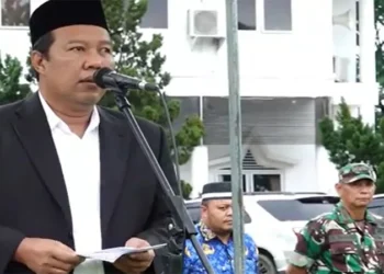 Pimpin Upacara Dirgahayu KORPRI Ke 53 Tahun 2024, Bupati : Guru Hebat Indonesia Kuat