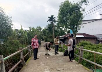 Gercep Pemda  Melalui Dinas Perakim Tanjabbar  Kondisi Jembatan Arah Pemakaman Akan Segera Di Perbaiki