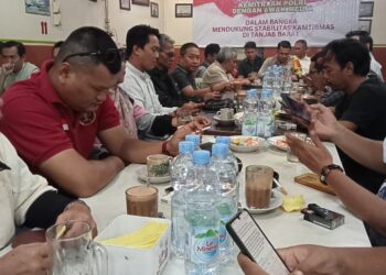 Polres Tanjabbar Gelar Sarasehan Bersama Awak Media Bersinergi  Perkuat  Kemitraan