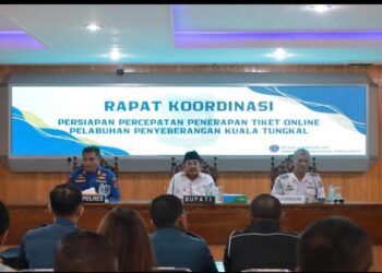 Demi Layanan Prima, Bupati Tanjabbar Mulai Terapkan Sistem Tiket Online di Pelabuhan Penyeberangan Kuala Tungkal