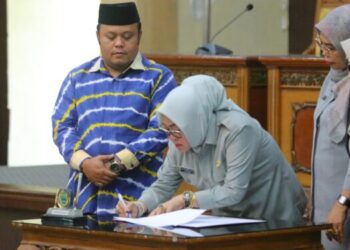 DPRD Tanjabtim Gelar Paripurna Usul Pemberhentian Bupati dan Wakil Bupati Hasil Pilkada 2020