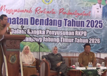 Ketua dan Anggota DPRD Tanjabtim Hadiri Musrenbang Kecamatan Dendang