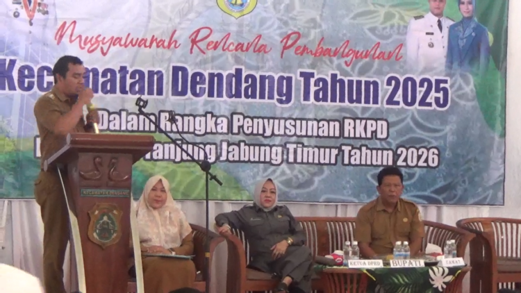 Ketua dan Anggota DPRD Tanjabtim Hadiri Musrenbang Kecamatan Dendang