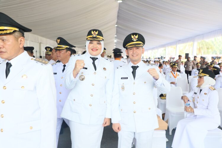 Bupati dan Wakil Bupati Tanjabtim di Lantik Presiden, Berikut Pesannya Kepada ASN