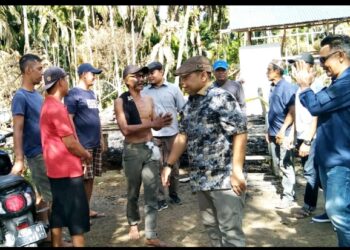 Wujud Kepedulian Dan Dukungan Moril,Anggota DPRD Tanjabbar Kunjungi Korban Kebakaran di Kecamatan Kuala Betara