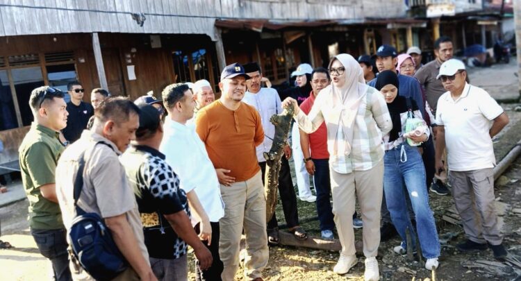 Bupati dan Wabup Tanjabtim Tinjau Jembatan Ambruk di Lambur Luar dan Kota Harapan