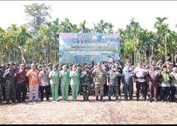 Anggota DPRD Tanjabbar Hadiri Pembukaan TMMD ke-124 di Bram Itam: Sinergi Membangun Desa