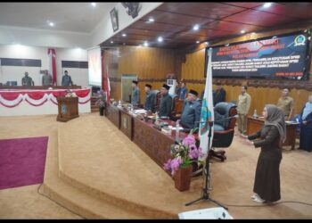 DPRD Tanjabbar Kembali Gelar Rapat Paripurna Bahas Raperda Rencana Pembangunan Industri 2025–2045