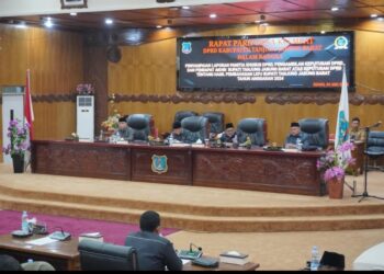 DPRD Tanjabbar Gelar Rapat Paripurna Bahas LKPJ Bupati Tahun Anggaran 2024