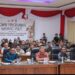 Bersama Kapolres Tanjabbar Dan Anggota,Perwira,Forkopimda,Serta Masyarakat Gelar Nobar Pagelaran Wayang Kulit,Dalam Rangka Hari Bhayangkara Ke-79.Tahun 2025