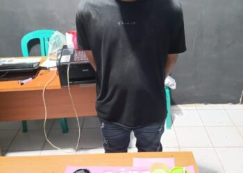 Polsek Tebing Tinggi Amankan Terduga Satu Orang Tersangka Tindak Pidana Penyalahgunaan Narkotika (Sabu) Beserta BB Nya
