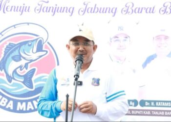Bupati Tanjabbar Buka Secara Langsung  Lomba Mancing Mania Kuala Tungkal