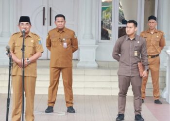 Pimpin Apel Senin Pagi, Bupati Tanjabbar Tegaskan ASN dan Non ASN Jangan Terlibat Provokasi