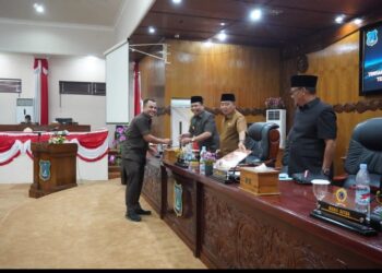 DPRD Tanjabbar Gelar Paripurna Penyampaian Nota Pengantar KUA-PPAS APBD 2026