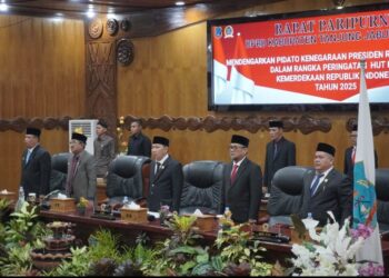 DPRD Tanjabbar Gelar Rapat Paripurna Dengarkan Pidato Kenegaraan HUT ke-80 RI