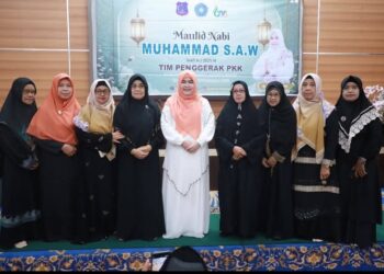 Tim TP PKK Tanjabbar Gelar Peringatan Maulid Nabi Muhammad SAW 1447 H/2025.Di Rumah Dinas Bupati