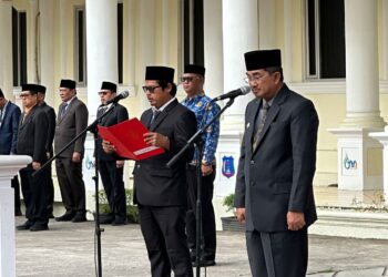 Ketua Komisi II DPRD Tanjabbar  Bacakan Ikrar Hari Kesaktian Pancasila