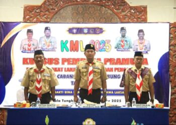 Wakili Bupati,Sekda  Tanjabbar Buka Giat Kursus Pembina Pramuka Mahir Tingkat Lanjutan Golongan Penggalang