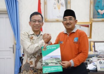 Sinergi Pemkab dan ATR/BPN, Serah Terima Data Peta Udara Dukung Perencanaan dan Penataan Ruang