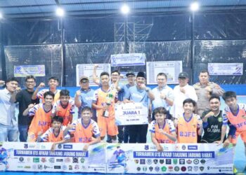 Bupati Tanjabbar  Secara Resmi Tutup Turnamen Futsal U-18 AFKAB