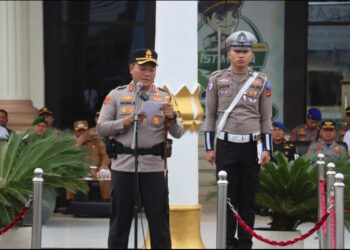 Fokus Pada Penurunan Angka Kecelakaan,Hari ini Resmi Polres Tanjabbar Gelar Apel Pasukan Operasi Zebra 2025