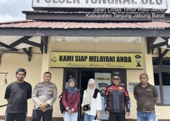 Berhasil  Polsek Tungkal Ulu Selamatkan Remaja 15 Tahun Asal Bangka Belitung yang Kabur dari Rumah