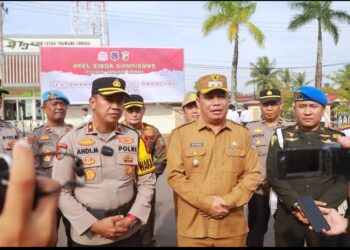 Wabup  Tanjabbar Hadiri Apel Siaga Kamtibmas, Sinergi Jaga Kondusivitas Selama Ramadhan 1447.H